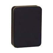 Mat Siyah Metal Kutu 19x13,5x4,5 cm