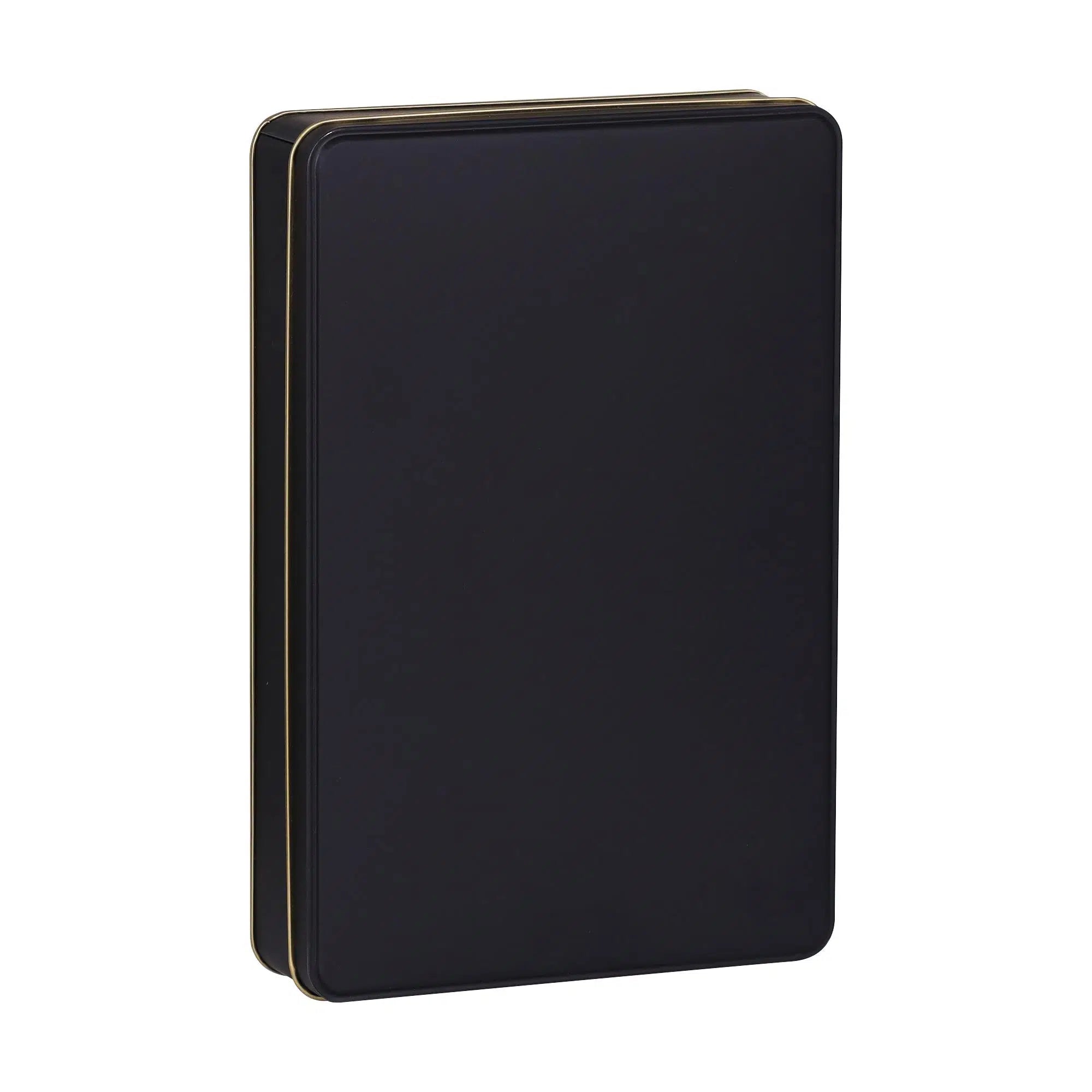 Mat Siyah Metal Kutu 26,5x17,5x4,5 cm