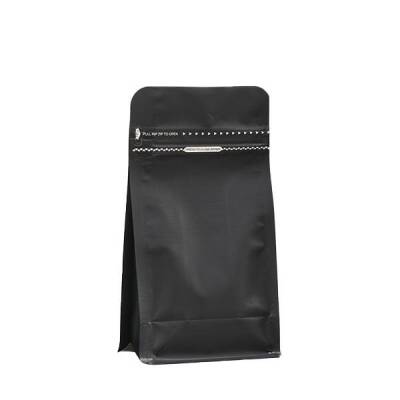 Mat Siyah Metalize Kilitli Flat Bottom 11.5x21.5x8 cm - 250 gr