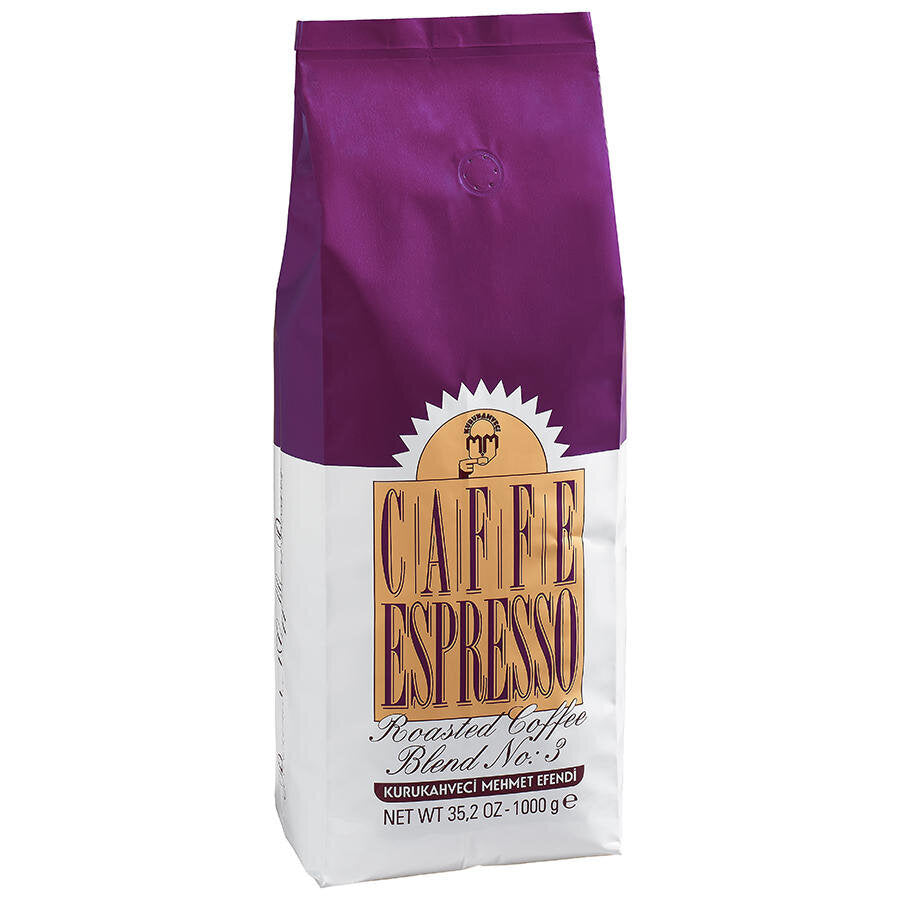 Kurukahveci Mehmet Efendi Espresso No.3 Çekirdek Kahve 1000 g
