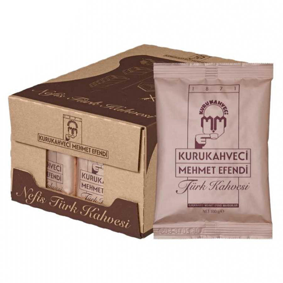Kurukahveci Mehmet Efendi Türk Kahvesi 100 g x 25'li