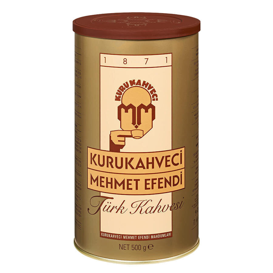 Kurukahveci Mehmet Efendi Türk Kahvesi Teneke Kutu 500 g x 6'lı