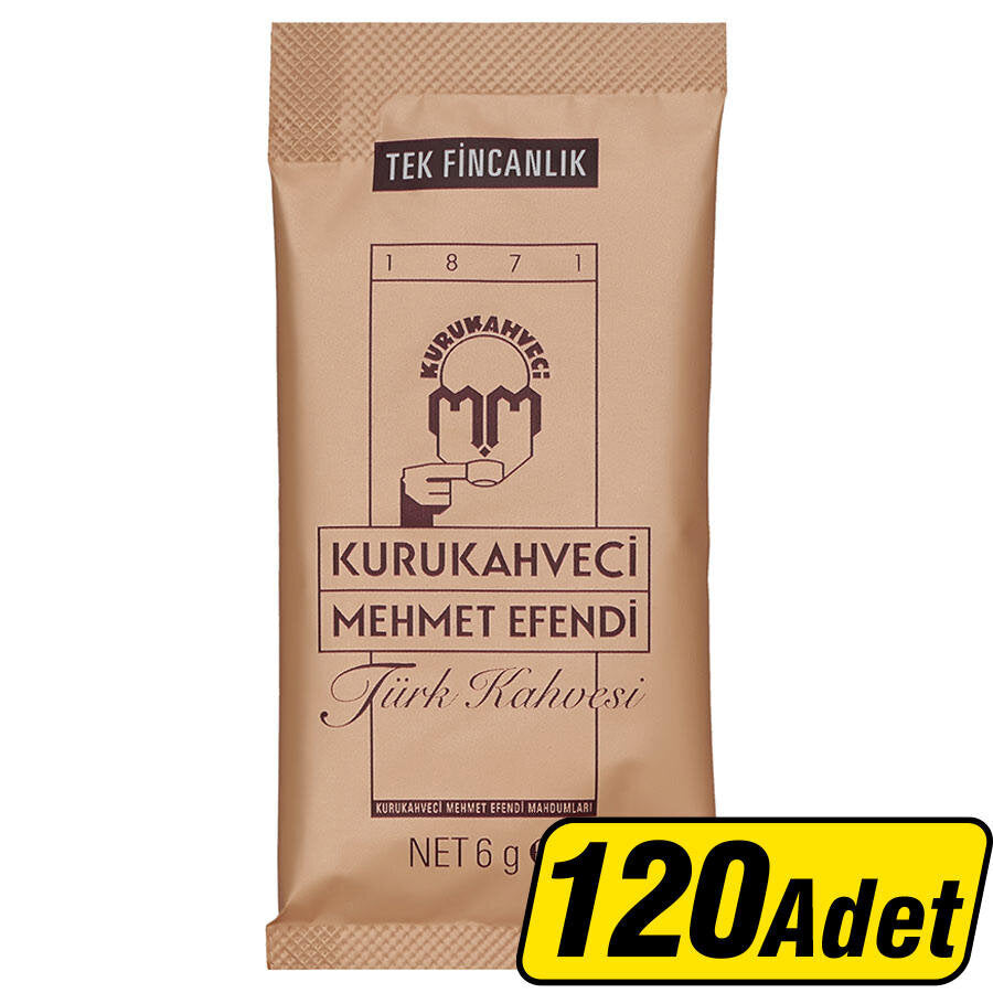 Kurukahveci Mehmet Efendi Türk Kahvesi 6 g x 120'li