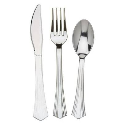Metal Görünümlü Plastik Bıçak