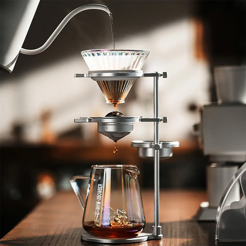 MHW-3Bomber BCH5505 Pour Over Kahve Demleme Standı, Gümüş