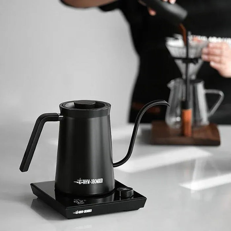 MHW-3Bomber BK6054B-OS Pour Over Isı Ayarlı Kettle, 600 ml, Elektrikli, Siyah