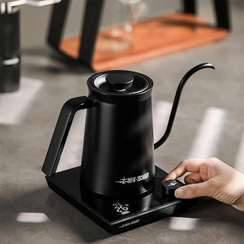 MHW-3Bomber BK6054B-OS Pour Over Isı Ayarlı Kettle, 600 ml, Elektrikli, Siyah
