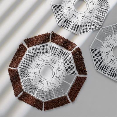 MHW-3Bomber C5626 Kahve Öğütüm Boyutu Ölçüm Kartı, 17 gr, 10 cm