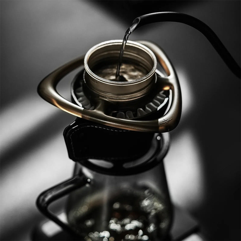 MHW-3Bomber CF6684B Yağmurlama Kahve Dripper, Siyah