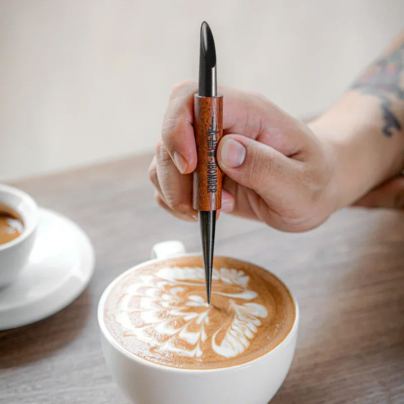 MHW-3Bomber CN5400R-OS Rosewood Latte Art Kalemi, 14.2 cm