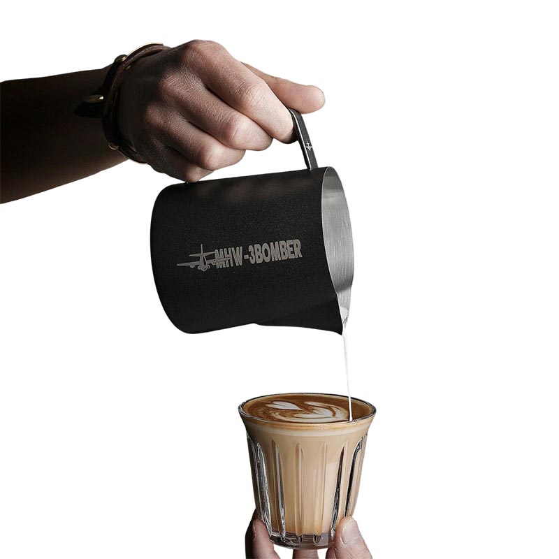 MHW-3Bomber P5033B Süt Potu Pitcher, 600 ml, Mat Siyah