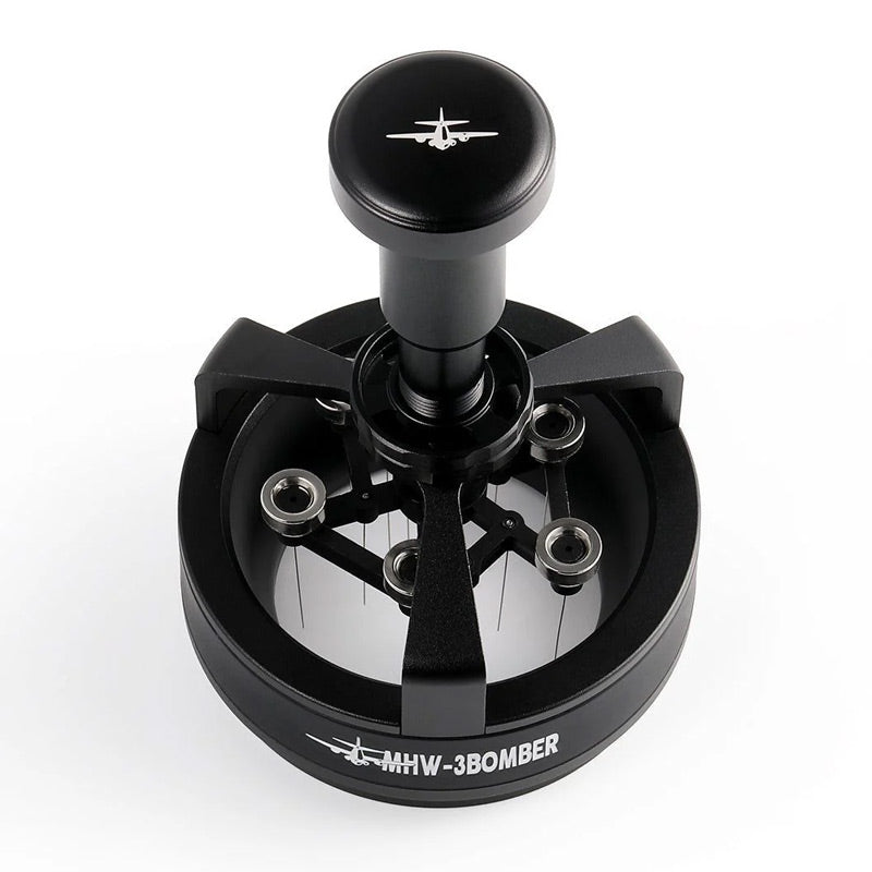 MHW-3Bomber T5958-OS Yu Series İğneli WDT Kahve Dağıtıcı, 51 mm, Siyah