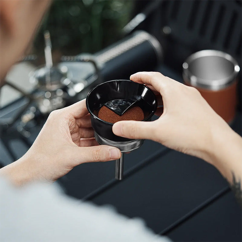 MHW-3Bomber T6884 Moka Pot Kahve Dağıtıcı, Siyah