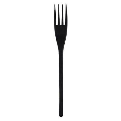 Modern Lüks Plastik Çatal Siyah 4,8 gr