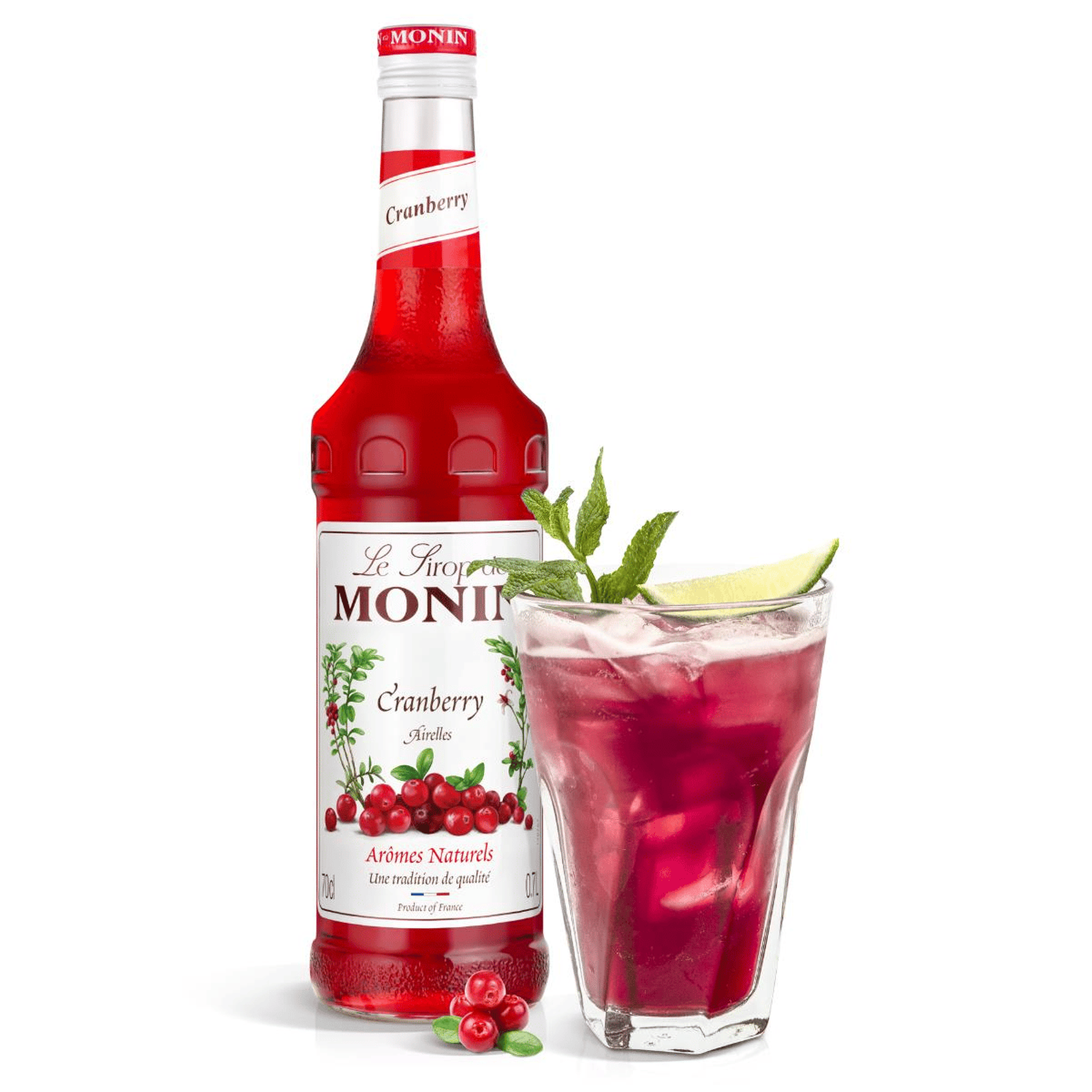 Monin Cranberry | Kızılcık Şurubu, 700 ML