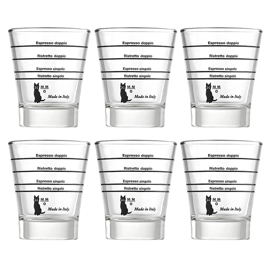 Motta Espresso Ölçüm ve Shot Bardağı - 6 Adet