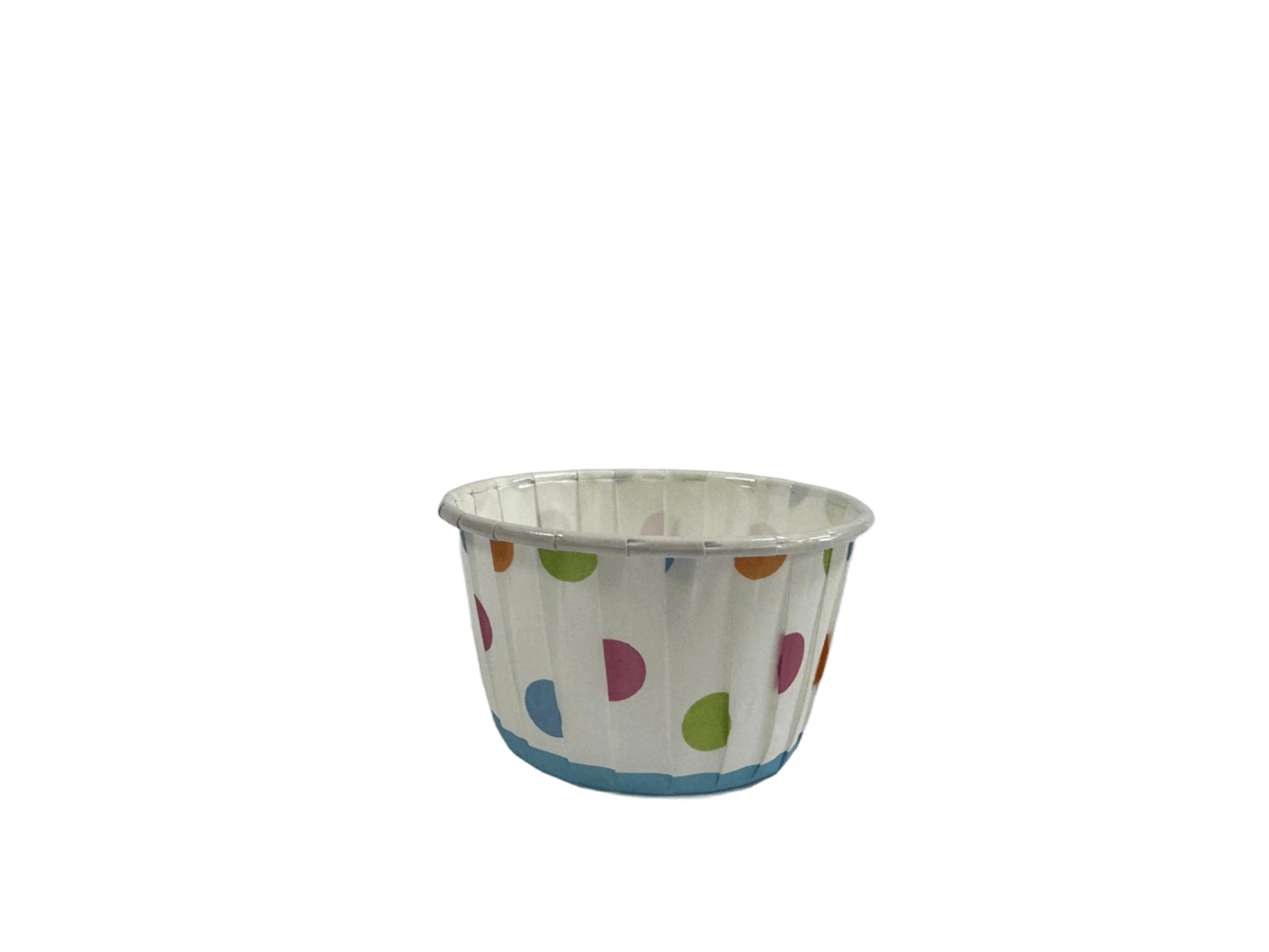 Muffin Cupcake Kapsülü Beyaz Puantiyeli 50 Adet