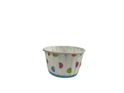 Muffin Cupcake Kapsülü Beyaz Puantiyeli 50 Adet