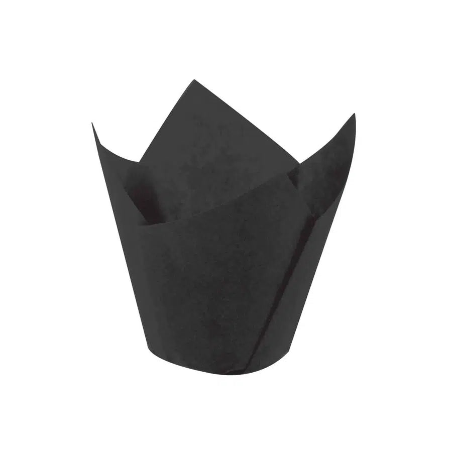 Muffin Cupcake Mini Kek Kalıbı Kapsülü (Siyah) Tulip - 200 Adet
