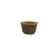 Muffin Cupcake Kapsülü Kahverengi Desenli 50 Adet