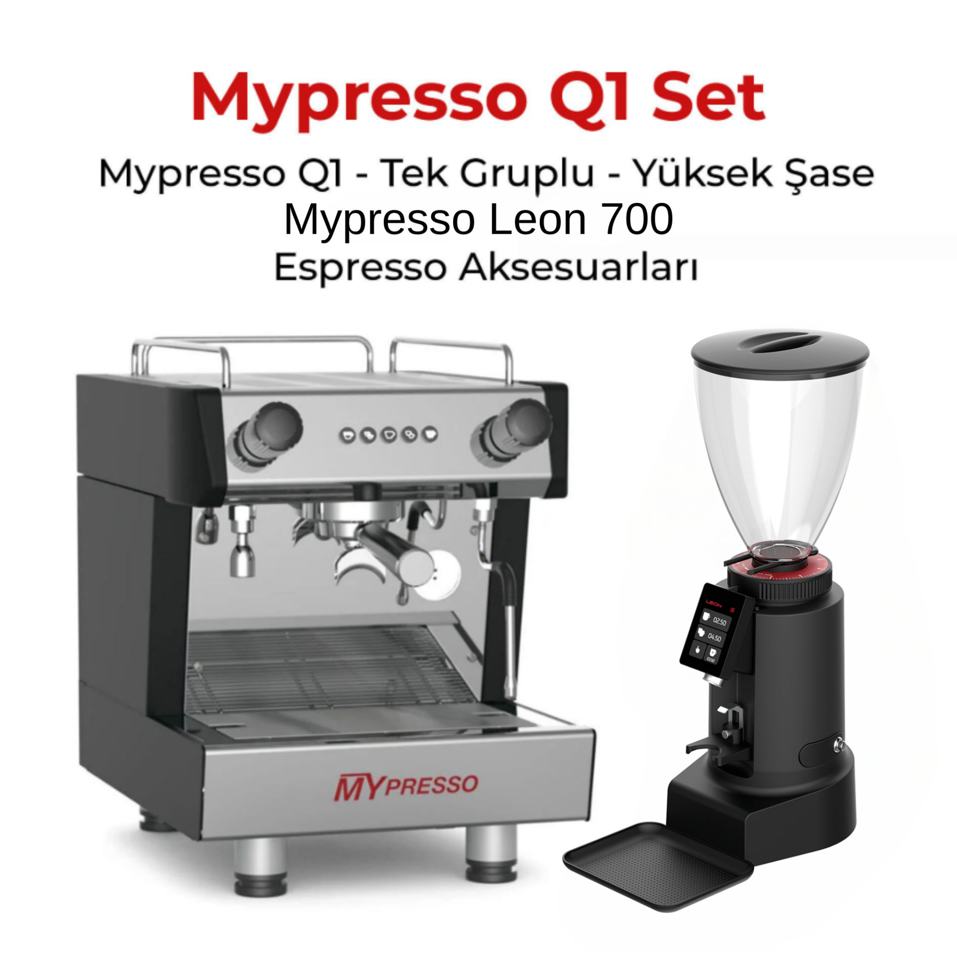 Cafe Ekipman Seti - Tek Gruplu