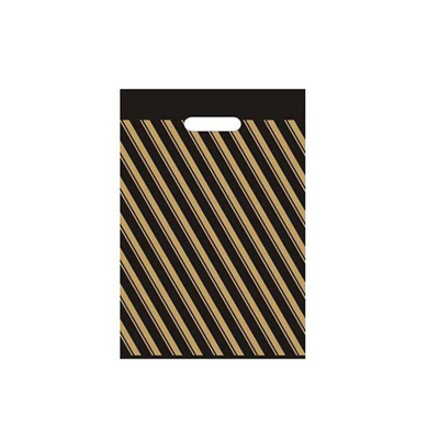 Naksan No:6 (60x70) Takviyeli Siyah Diagonal Poşet