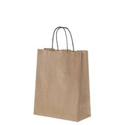 Naturel Kraft Çanta Küçük Boy Siyah Saplı 22x10x26 cm
