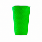 Yeşil Waffle Kraft Karton Bardak, 8 OZ - 230 ML