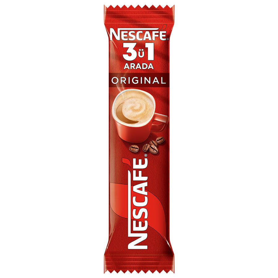 Nescafe 3'ü 1 Arada Kahve 17,5 gr 72'li Paket 2 Adet + Nescafe Kupa Tekli Hediye