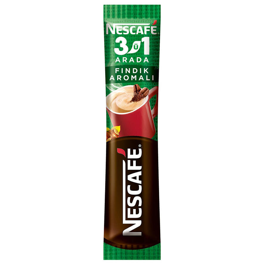 Nescafe 3'ü 1 Arada Fındık Aromalı 17,5 Gr 48'li
