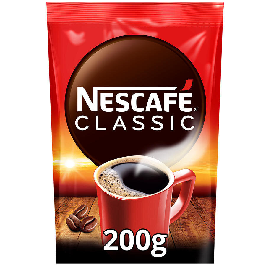 Nescafe Classic Kahve Ekonomik Paket 200 gr 3 Adet +  Nescafe Kupa Tekli Hediye