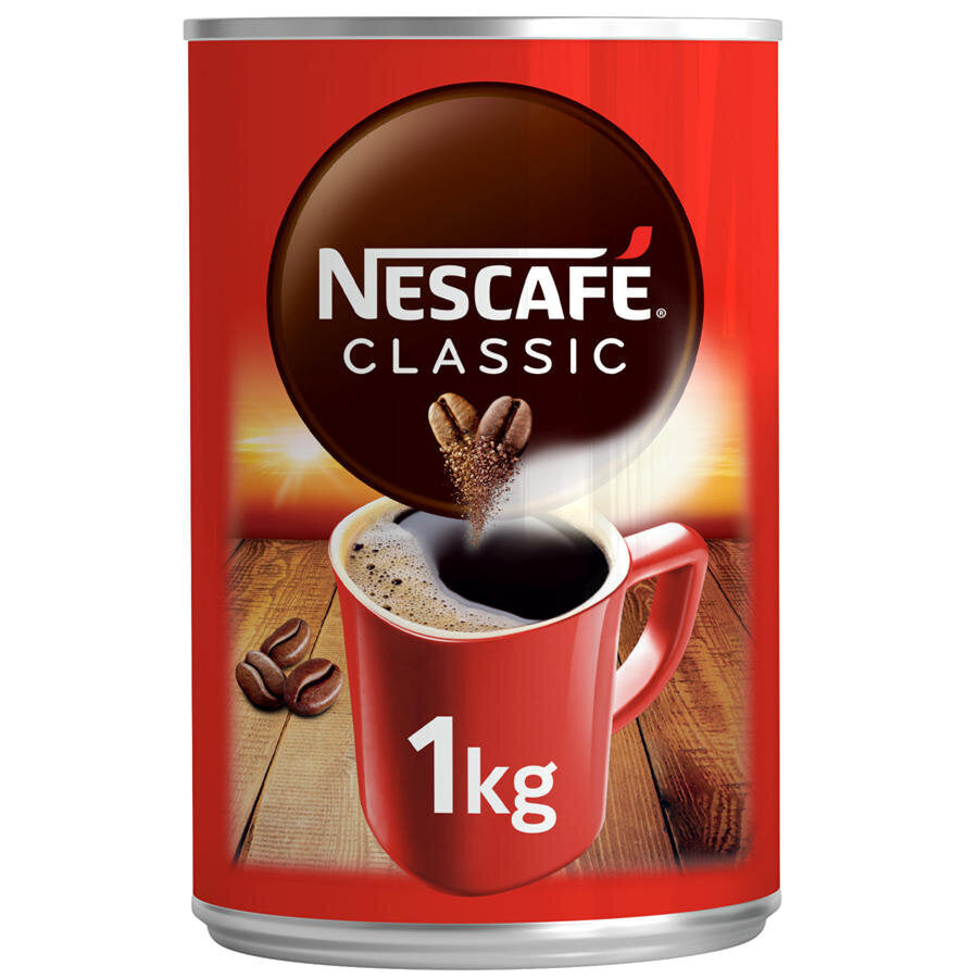 Nescafe Classic Kahve Teneke Kutu 1 kg 3 Adet + Nescafe Çelik Termos 1,5 Lt Tekli Hediye