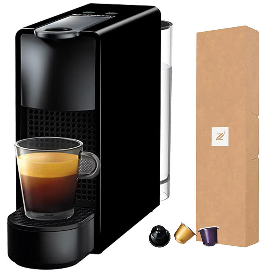 Nespresso C30 Essenza Mini Kapsül Kahve Makinesi Siyah + Kapsül Seti Hediye