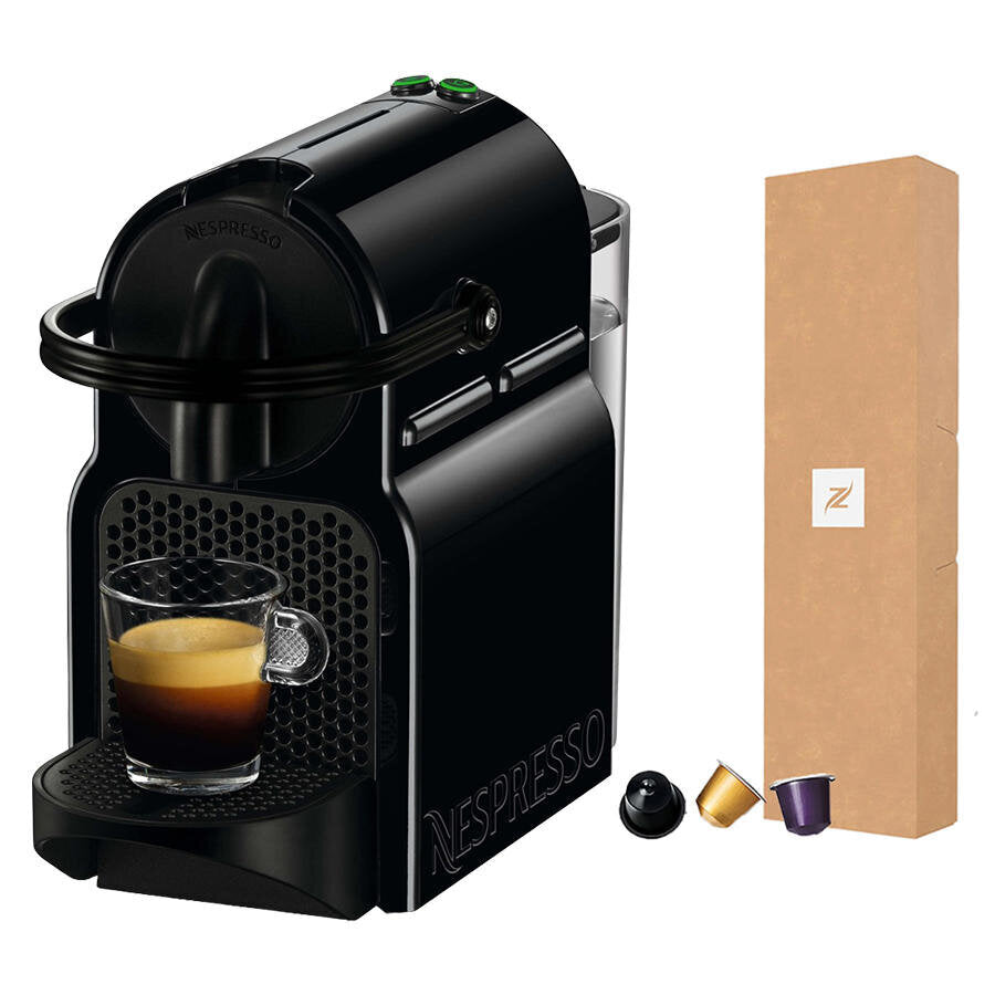 Nespresso Inissia D40 Kapsül Kahve Makinesi Siyah + Kapsül Seti Hediye