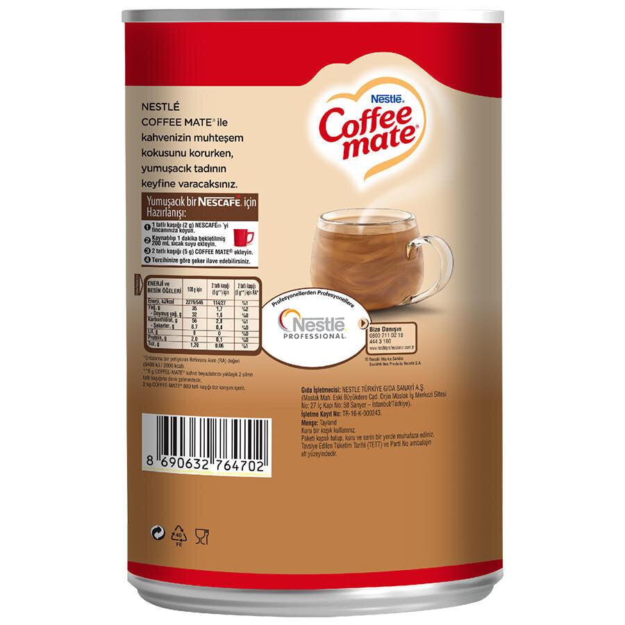 Nestle Coffee Mate Kahve Beyazlatıcı 2 kg 6 Paket - Koliyle Al Kazan