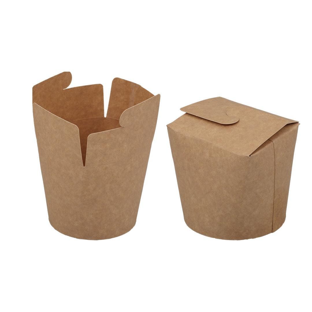 16 Oz Karton Noodle ve Döner Kutusu (KRAFT)