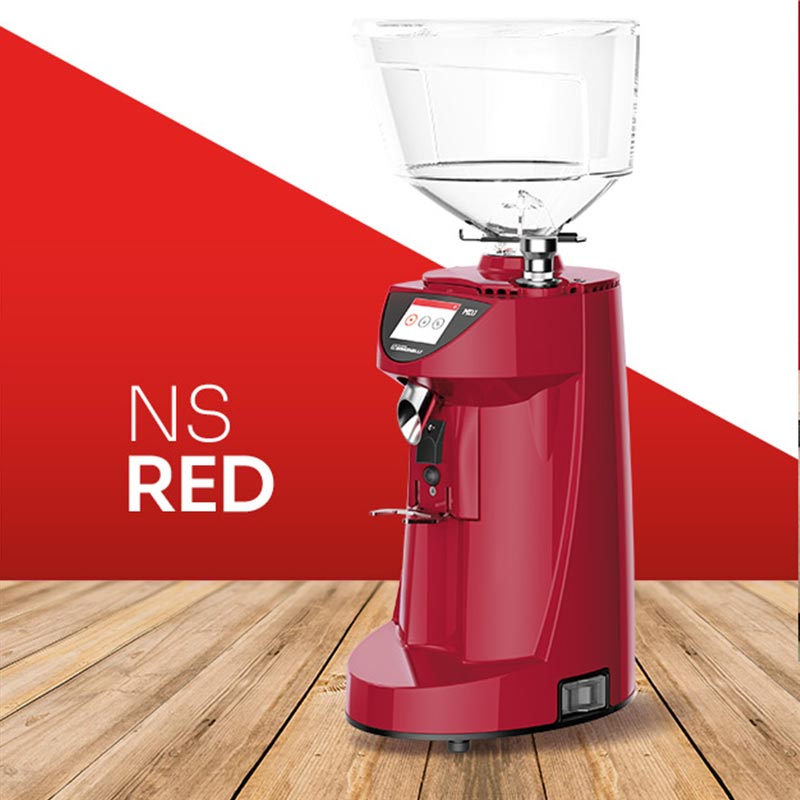 Nuova Simonelli MDJ Sessiz On Demand Kahve Değirmeni, Kırmızı