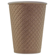 Waffle Kraft Karton Bardak, 16 OZ - 470 ML