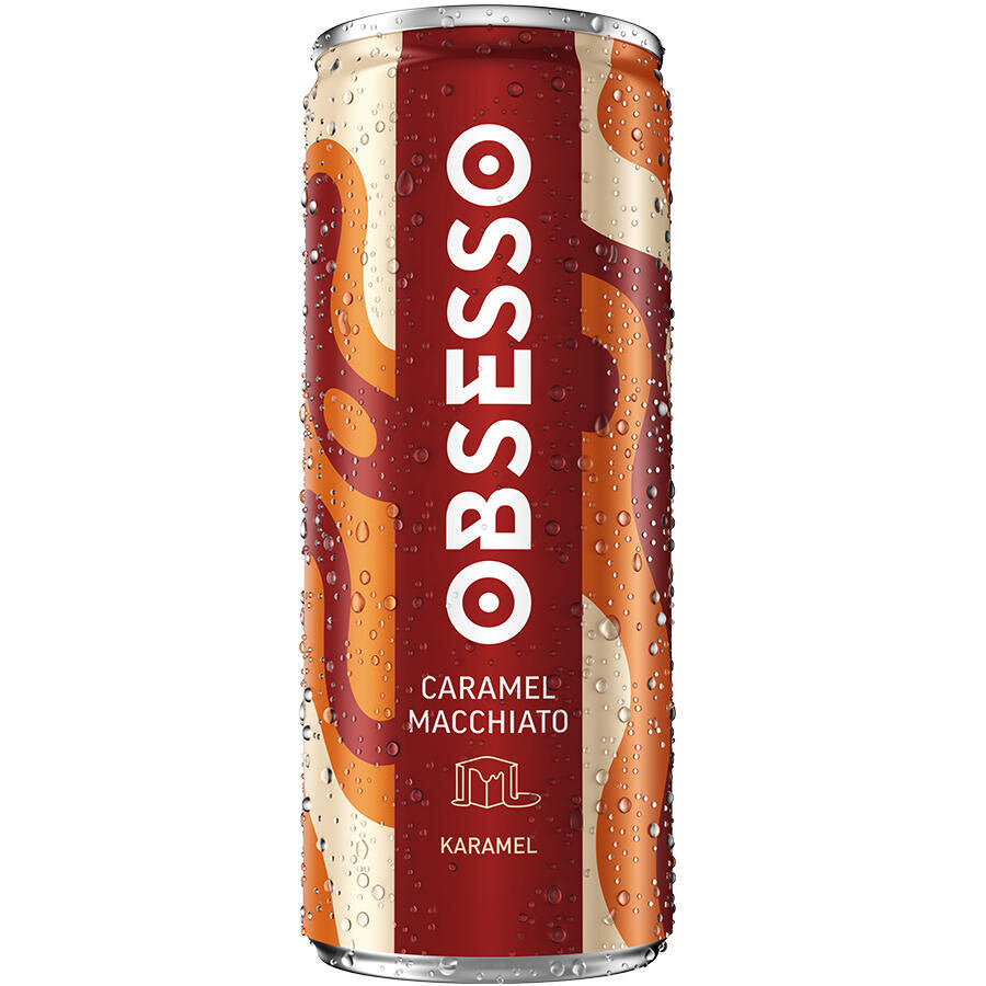 Obsesso Caramel Macchiato Soğuk Kahve 250 ml x 12'li