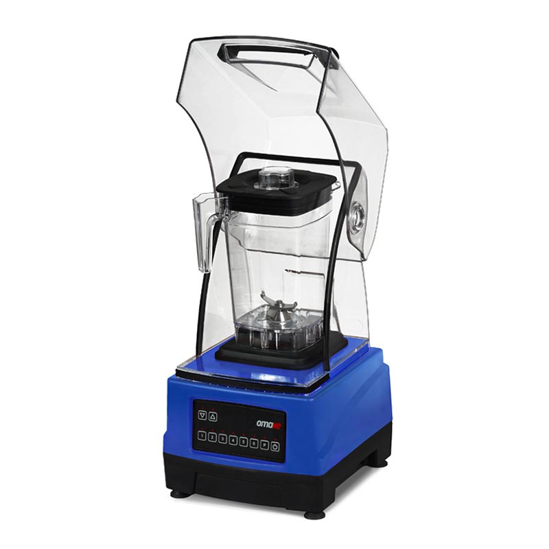 Omake BLE41.E15 Buz Kırıcı Sessiz Dijital Bar Blender, 2 L, 2200 W, Mavi