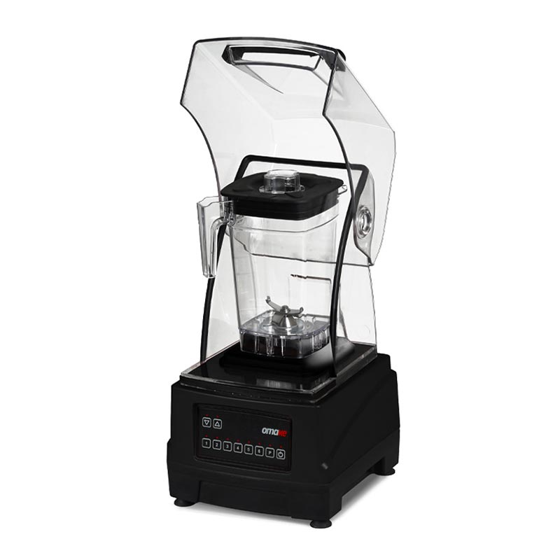 Omake BLE41.E15 Buz Kırıcı Sessiz Dijital Bar Blender, 2 L, 2200 W, Siyah