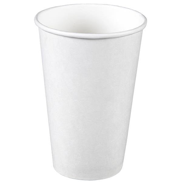16 oz Beyaz Karton Bardak 1000 Adet