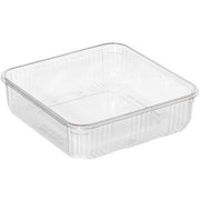 Özge Plastik 110 x 110 mm Kare Kap Şeffaf