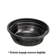 Özge Plastik 14 oz Siyah Çorba Kasesi 350 cc