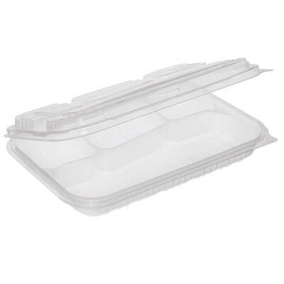 Özge Plastik 4 Bölmeli Kapaklı Kebap Kabı