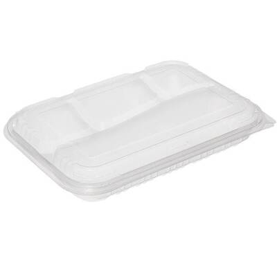 Özge Plastik 4 Bölmeli Kapaklı Kebap Kabı