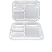 Özge Plastik Kapaklı 3 Bölmeli Kebap ve Döner Kabı