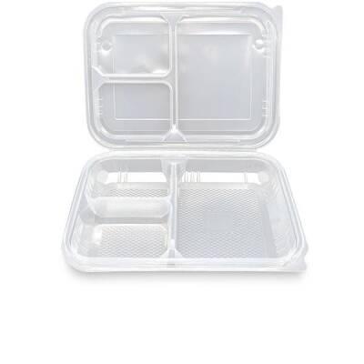 Özge Plastik Kapaklı 3 Bölmeli Kebap ve Döner Kabı