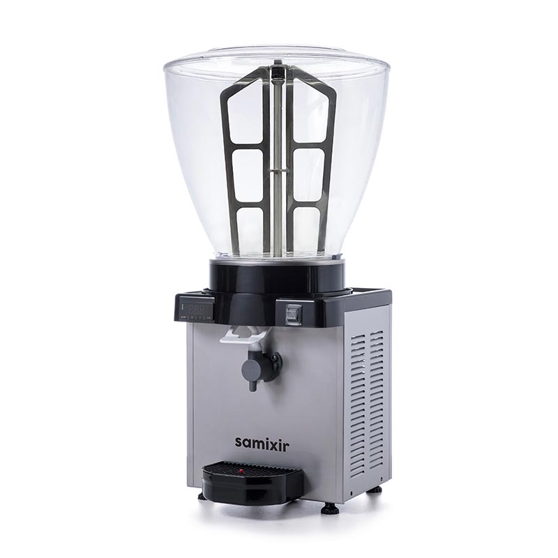 Samixir KAM40 Panaromik Dijital Köpüklü Ayran Dispenseri, 40 L, Inox