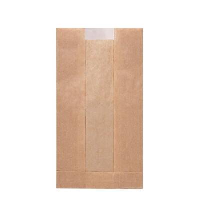 Pencereli Kraft Kese Kağıdı 15x28x7,5 cm